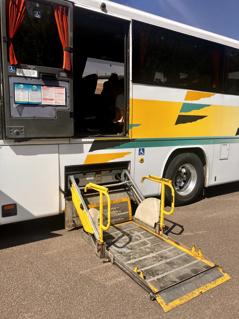 Motts Travel wheelchair acccessible coach
